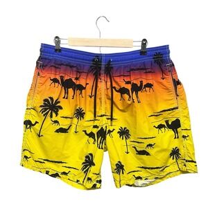 Vilebrequin Mens Swimming Shorts Size XXXL 3XL Camel Trunks Drawstring Pockets‎